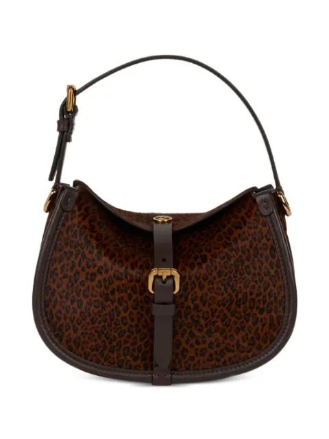 small leather Pony bag with animal print by ETRO