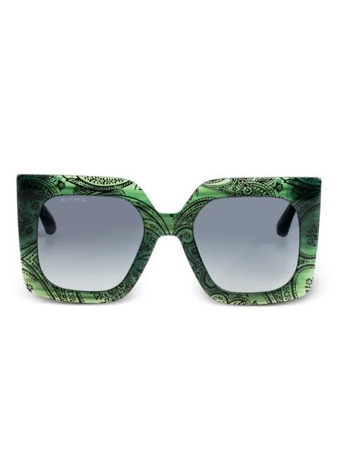 square-frame sunglasses by ETRO