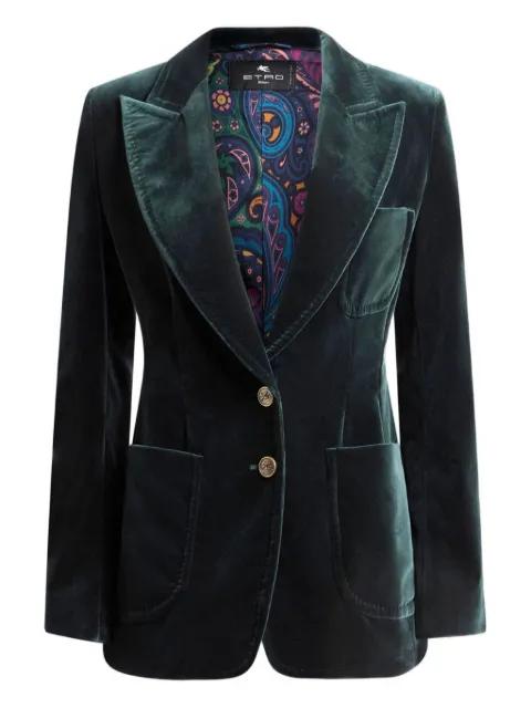 stretch velvet jacket by ETRO