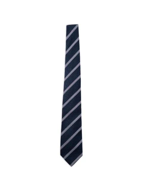 stripe-pattern silk tie by ETRO