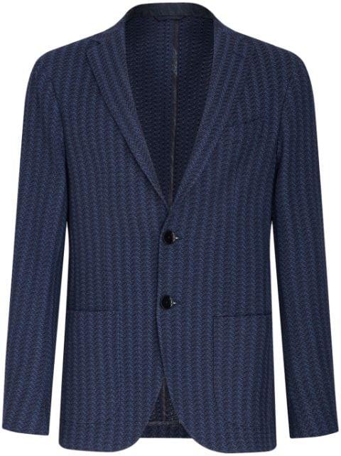 striped cotton blazer by ETRO
