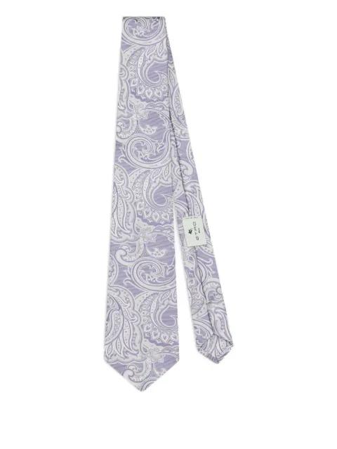 striped jacquard tie by ETRO