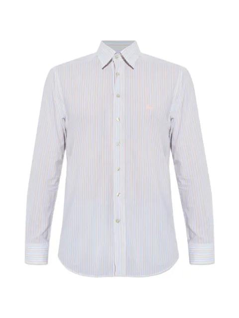 striped logo shirt by ETRO