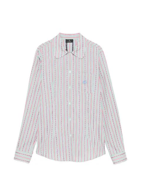 striped long-sleeve shirt by ETRO
