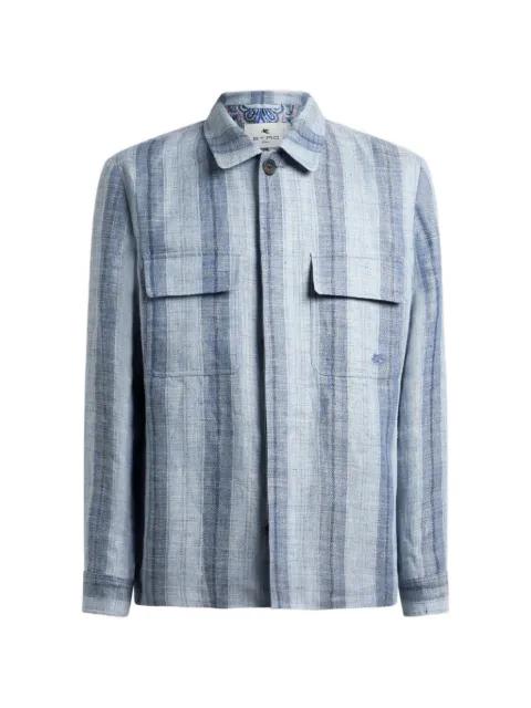 striped overshirt by ETRO