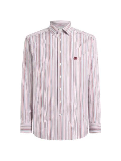 striped-pattern cotton shirt by ETRO