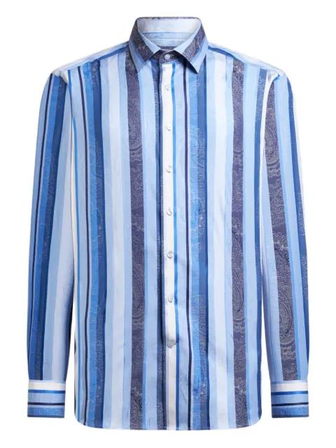 striped-pattern shirt by ETRO
