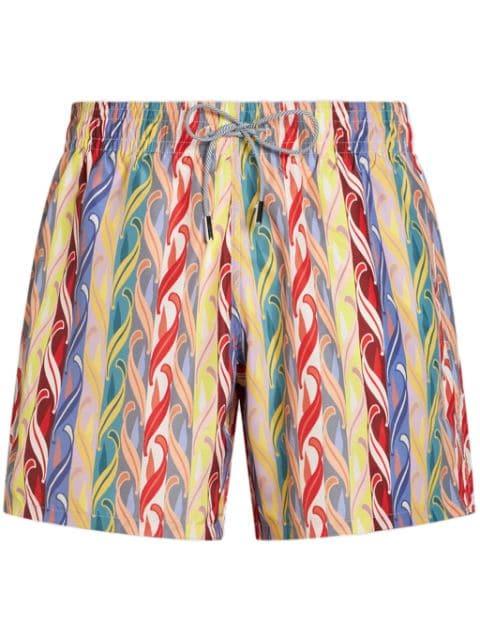 striped swim shorts by ETRO