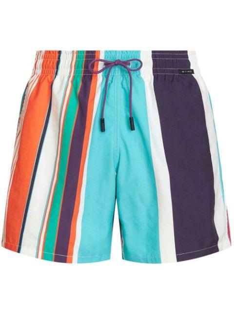 striped swim shorts by ETRO