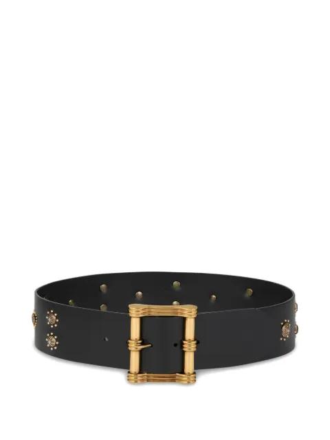 studded leather belt by ETRO