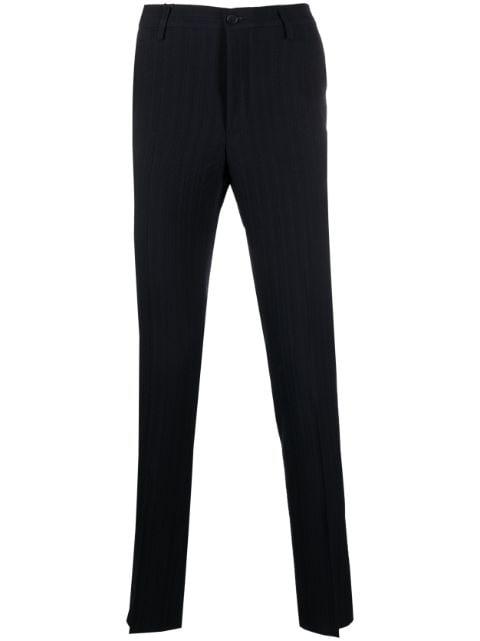textured-finish tailored trousers by ETRO