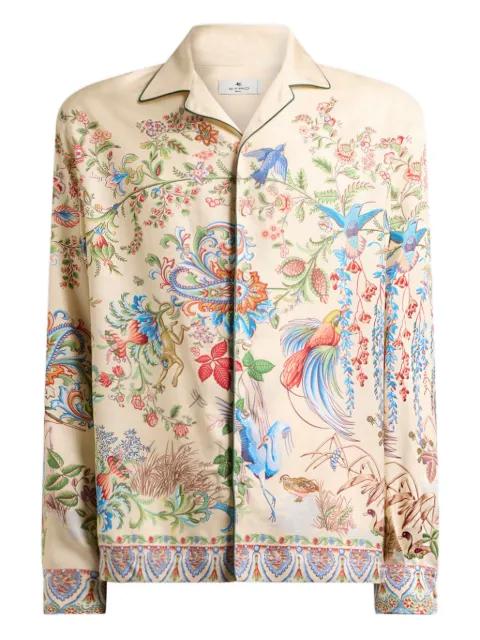 twill bowling shirt by ETRO