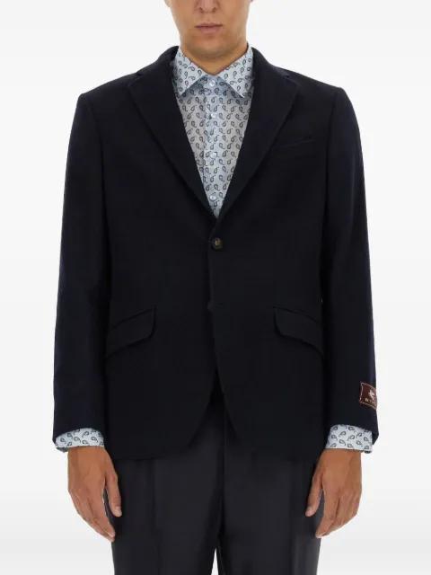 two-button cashmere blazer by ETRO