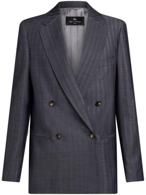 wool double-breasted jacket by ETRO