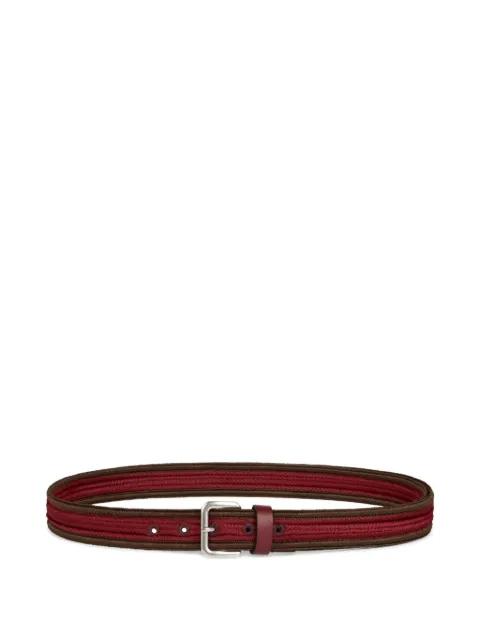 woven leather belt by ETRO