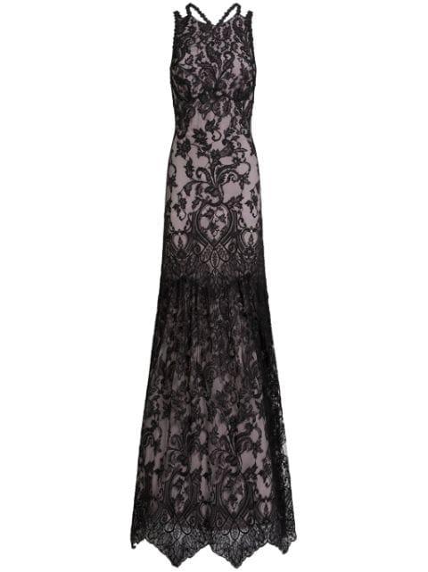 yarn-dyed lace dress by ETRO