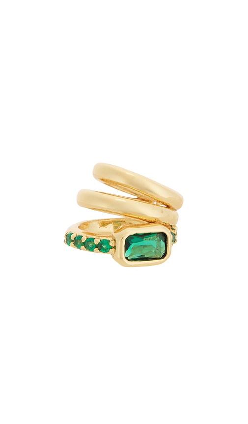 Ettika Cluster Ear Cuff in Metallic Gold by ETTIKA