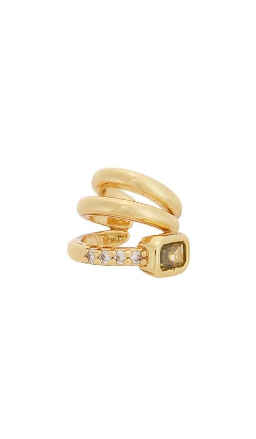 Ettika Cluster Ear Cuff in Metallic Gold by ETTIKA