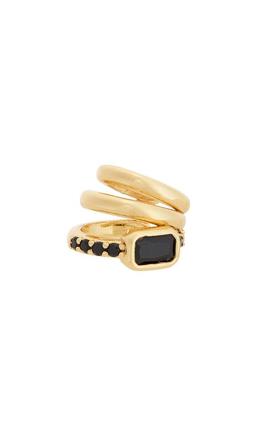 Ettika Cluster Ear Cuff in Metallic Gold by ETTIKA