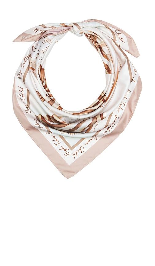 Ettika Coastal Sea Shell Scarf in Beige by ETTIKA