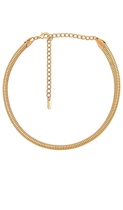 Ettika Coil Choker Necklace in Metallic Gold by ETTIKA Ettika Coil Choker Necklace in Metallic Gold by ETTIKA
