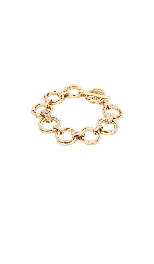 Ettika Complete Circle Chain Bracelet in Metallic Gold by ETTIKA