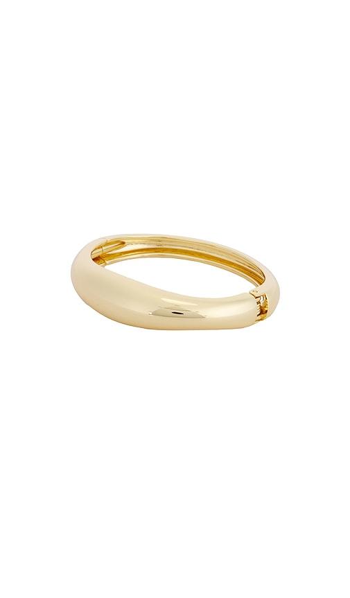 Ettika Dreamy Dome Bangle in Metallic Gold by ETTIKA