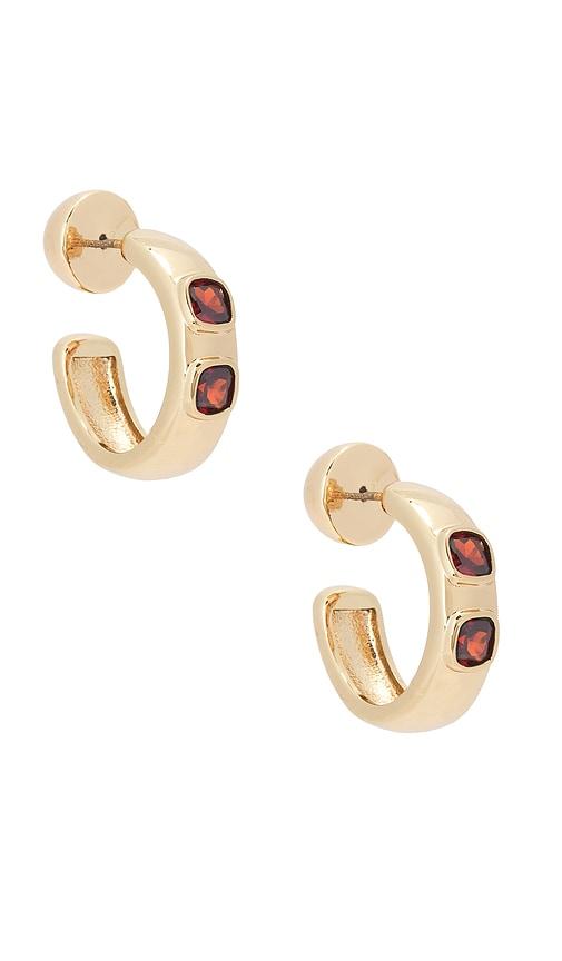 Ettika Everyday Mini Hoops in Metallic Gold by ETTIKA