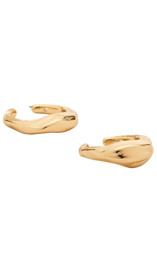 Ettika Liquid Lux Ear Cuff Set in Metallic Gold by ETTIKA