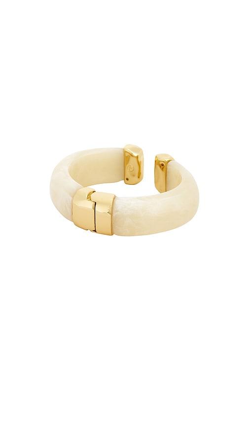 Ettika Liquid Resin Cuff Bracelet in Beige by ETTIKA
