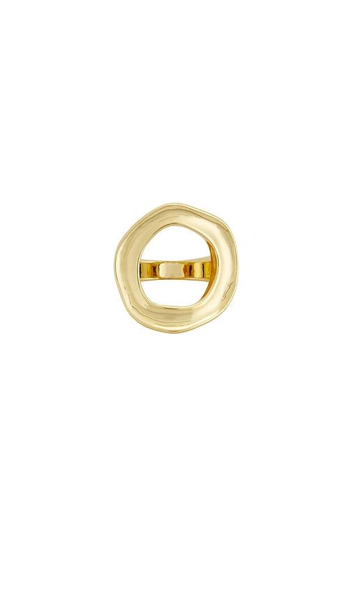 Ettika Open Circle Ring in Metallic Gold by ETTIKA