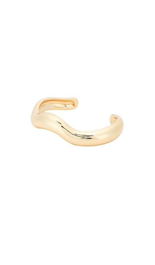 Ettika Sculpted Metal Cuff in Metallic Gold by ETTIKA