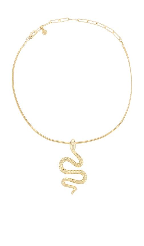 Ettika Slithering Snake Chain Choker in Metallic Gold by ETTIKA