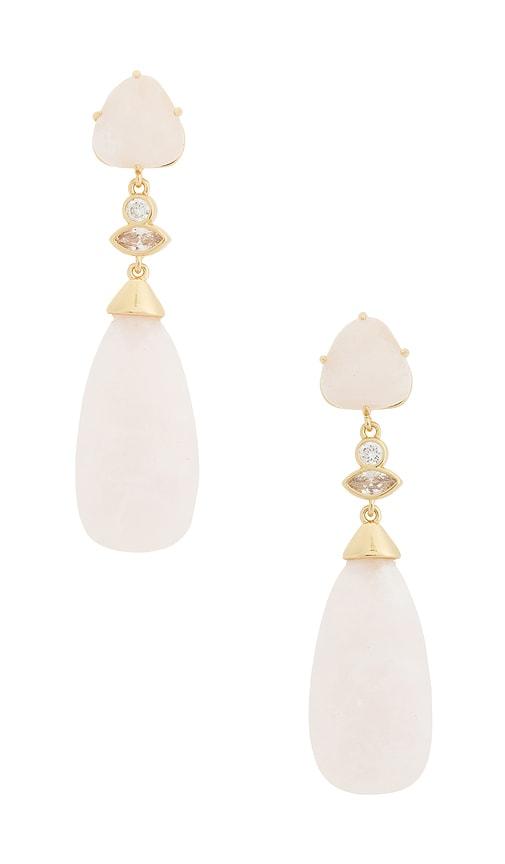 Ettika Solstice Drop Earrings in Rose by ETTIKA