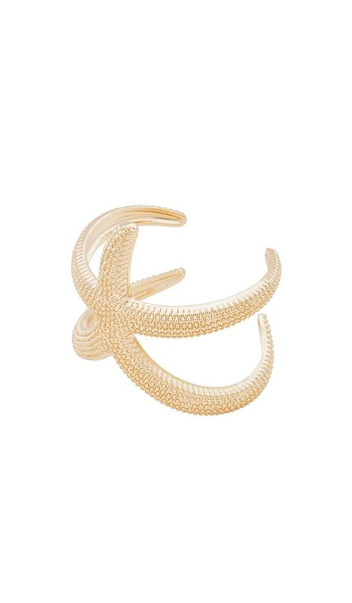 Ettika Starfish Bracelet in Metallic Gold by ETTIKA