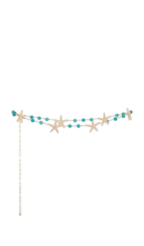 Ettika Starfish Waist Belt in Blue by ETTIKA