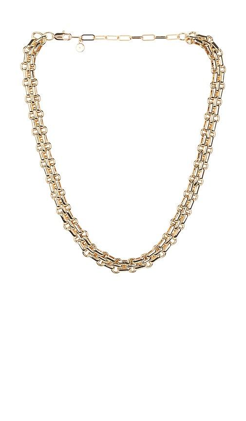Ettika Woven Necklace in Metallic Gold by ETTIKA