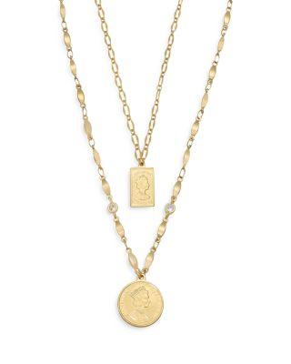 Medallions of Mine Layered Coin Necklace Set by ETTIKA