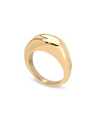 Modern Flow Band Ring by ETTIKA