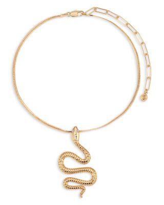 Serpentina Pendant Choker by ETTIKA