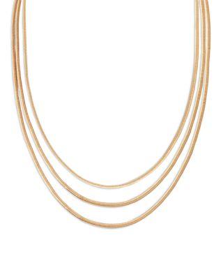 Snake Chain Layered Necklace by ETTIKA