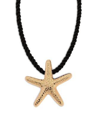 Starfish Statement Pendant Necklace by ETTIKA