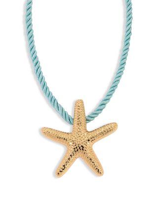 Starfish Statement Pendant Necklace by ETTIKA
