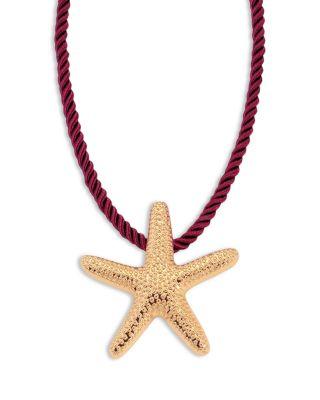 Starfish Statement Pendant Necklace by ETTIKA