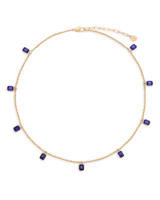 Stone Deco Charm Necklace by ETTIKA