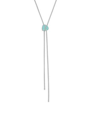 Tranquil Cove Pav&eacute; & Stone Bolo Necklace by ETTIKA