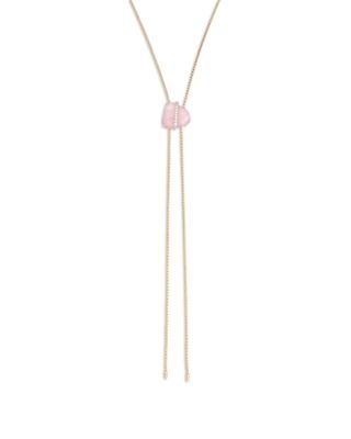 Tranquil Cove Pav&eacute; & Stone Bolo Necklace by ETTIKA