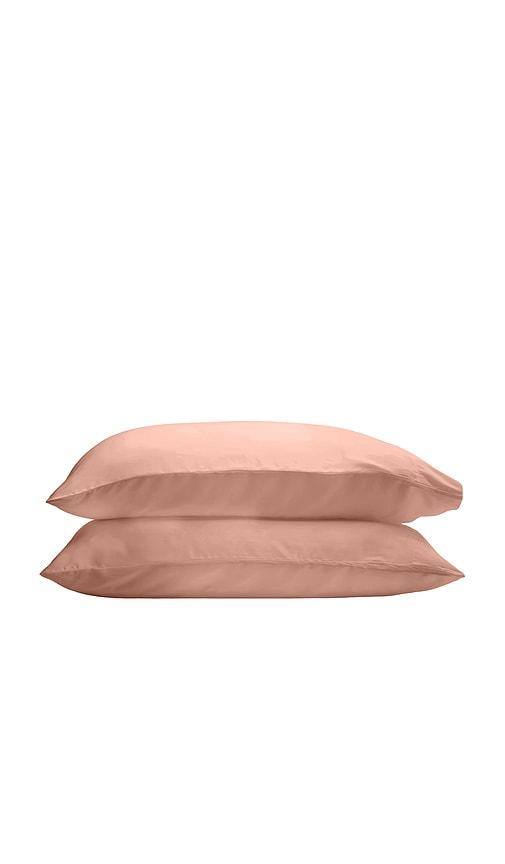 Ettitude Standard Cleanbamboo Sateen+ Pillowcase Set in Pink by ETTITUDE