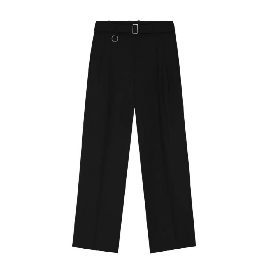 Etudes Mens Black Wide-Leg Trousers by ETUDES
