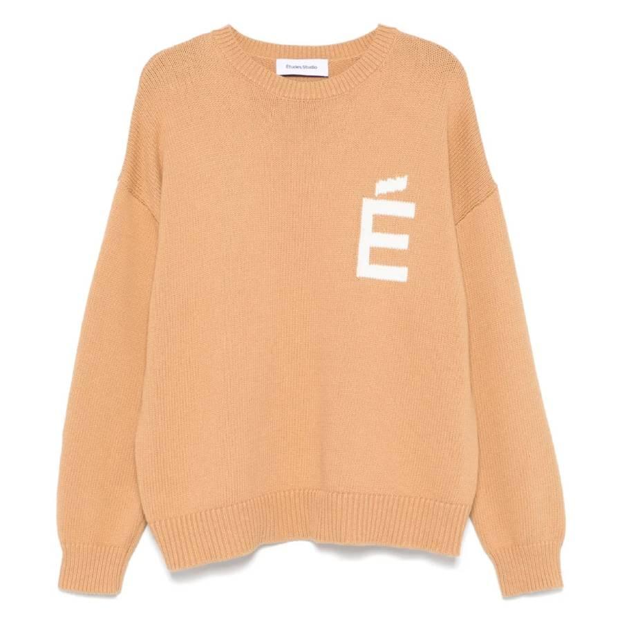 Etudes Mens Cotton Roundneck Knitted Sweater by ETUDES